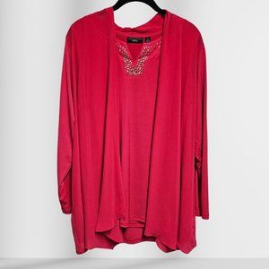 Susan Graver Liquid Knit 2 piece set